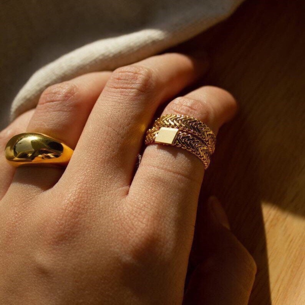 🔥 SALE🔥18K Gold Plated Snake Ring